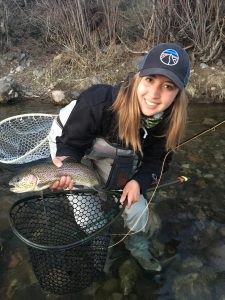 fly fishing woman