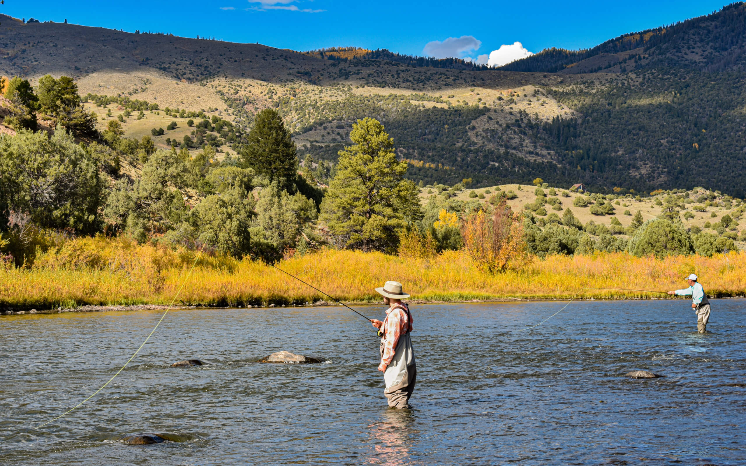 fall fly fishing on the Upper Colorado River